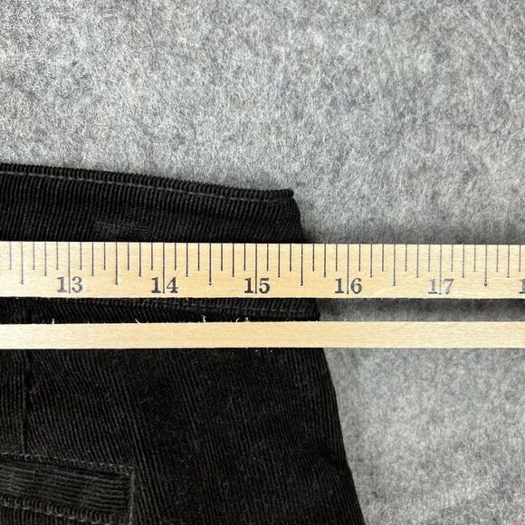 J Jill Pants Women 6 Brown Corduroy Mid Rise Ankle Pockets Stretch Cotton Casual - Picture 9 of 12